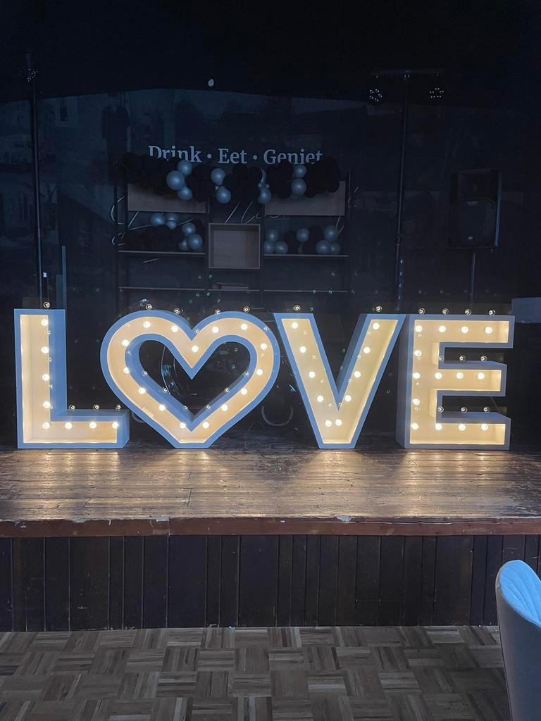Lichtletters & Lichtcijfers te huur | Vanaf 35,- per stuk, Hobby en Vrije tijd, Ophalen, Nieuw, Verjaardag