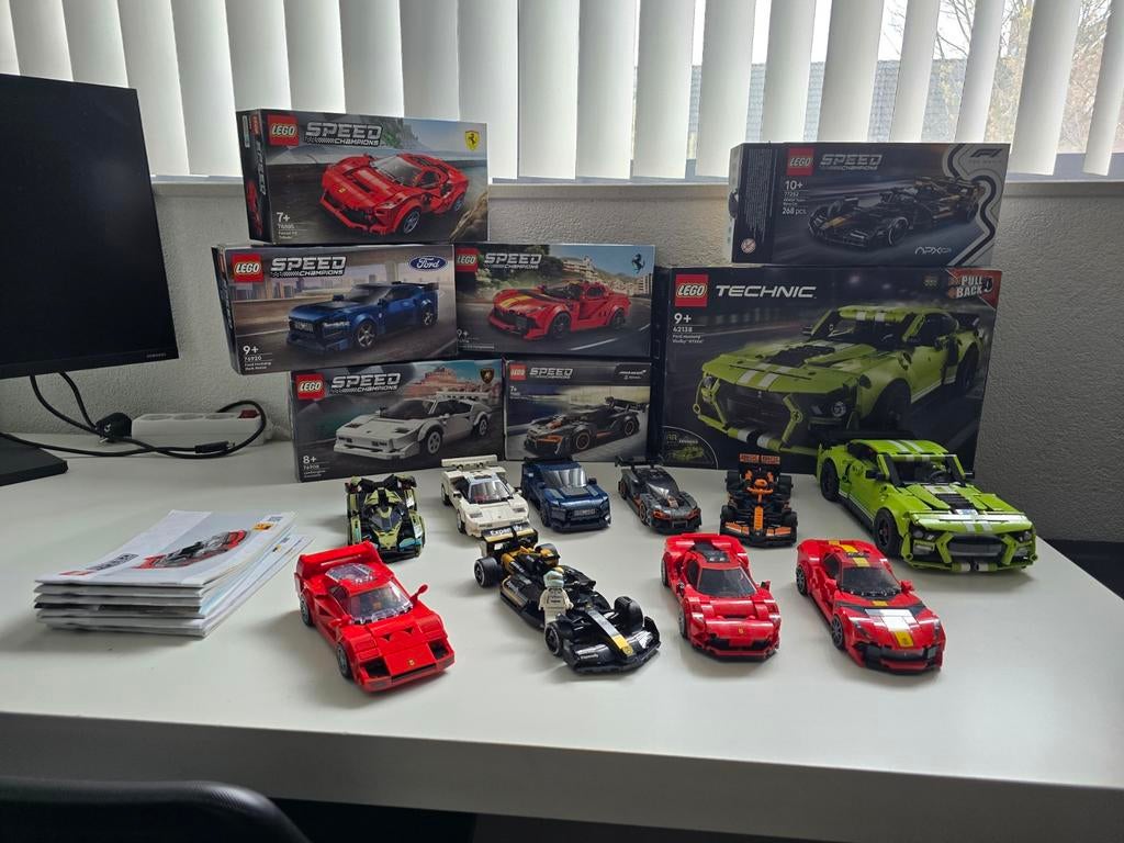 Partij Lego 10 speedchampions. En 1 technic set, Kinderen en Baby's, Speelgoed | Duplo en Lego, Ophalen of Verzenden