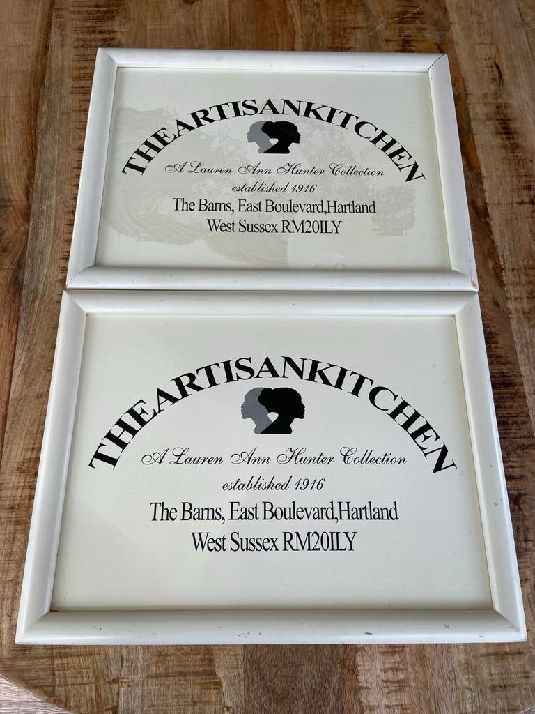 Dienblad met kussen, Ophalen of Verzenden, Gebruikt, Rechthoekig, Hout