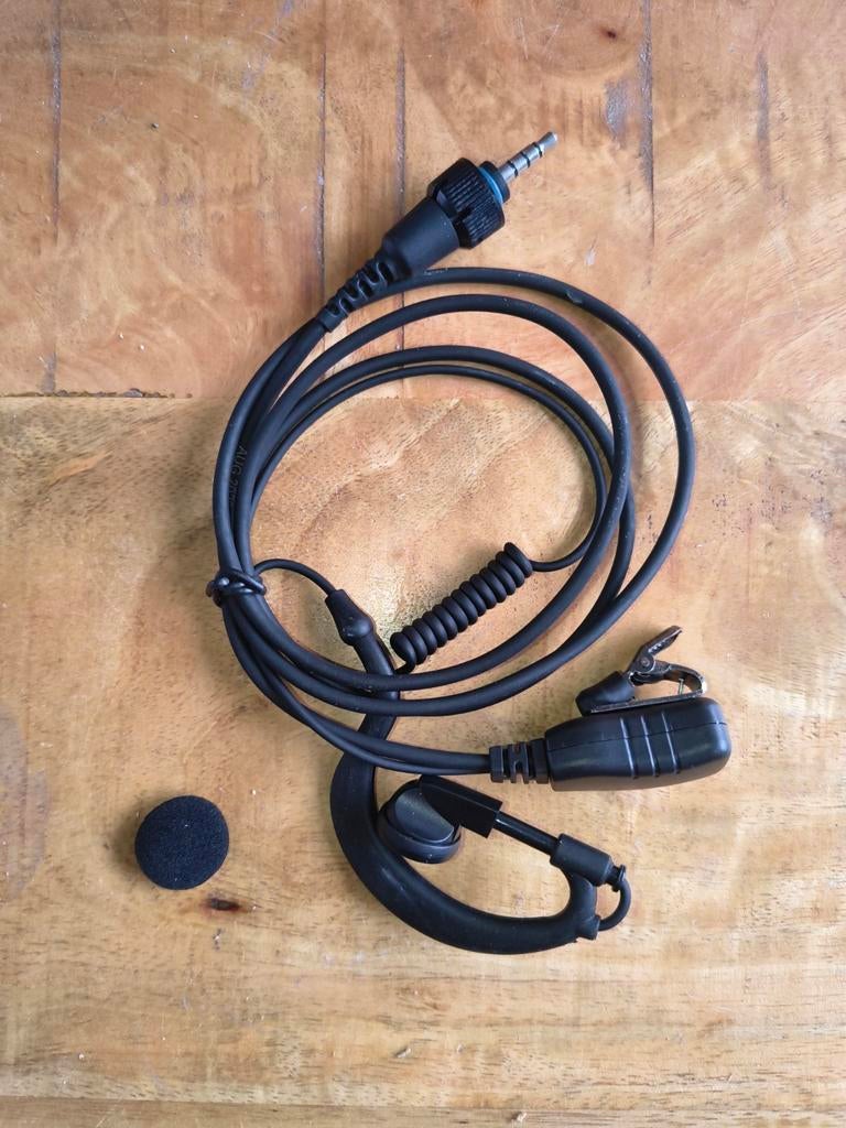 Portofoon oortje en microfoon, 4 stuks, Ophalen of Verzenden, Gebruikt, Toebehoren, Handsfree-functie