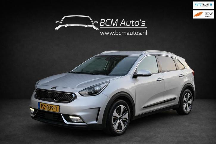 Kia Niro 1.6 GDi Hybrid |Carplay|Leder|Stoelvw|Stuurvw|ACC|L, Auto's, Kia, Bedrijf, Te koop, Niro, ABS, Achteruitrijcamera, Adaptive Cruise Control