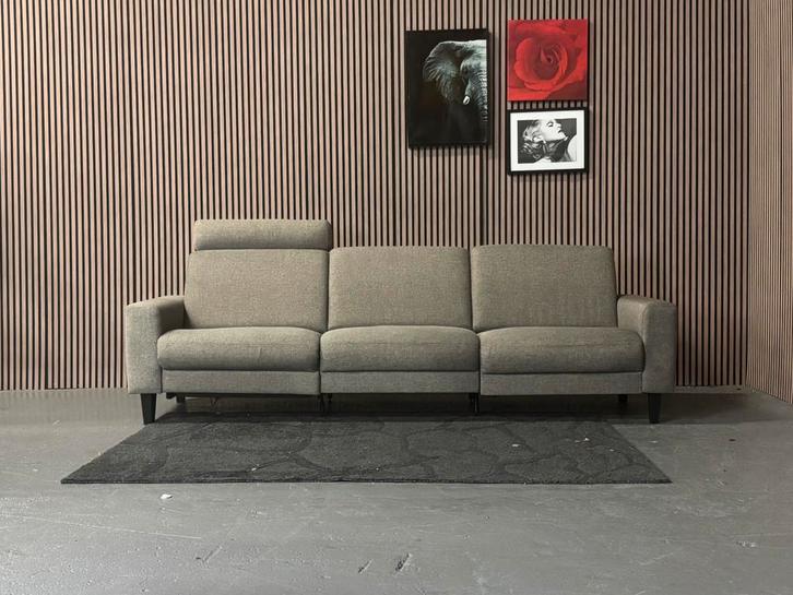 GRATIS LEVERING Elektrische Relaxbank 275x90 GEREINIGD, Huis en Inrichting, Banken | Bankstellen, Zo goed als nieuw, Rechte bank