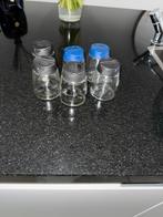 6 stuks kruiden potjes NIEUW!!, Ophalen of Verzenden, Zo goed als nieuw, Glas, Pot, Bus of Blik