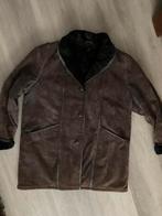 Schitterende suede winterjas bruin maat 44 als nieuw, Ophalen, Zo goed als nieuw, Maat 42/44 (L), Bruin