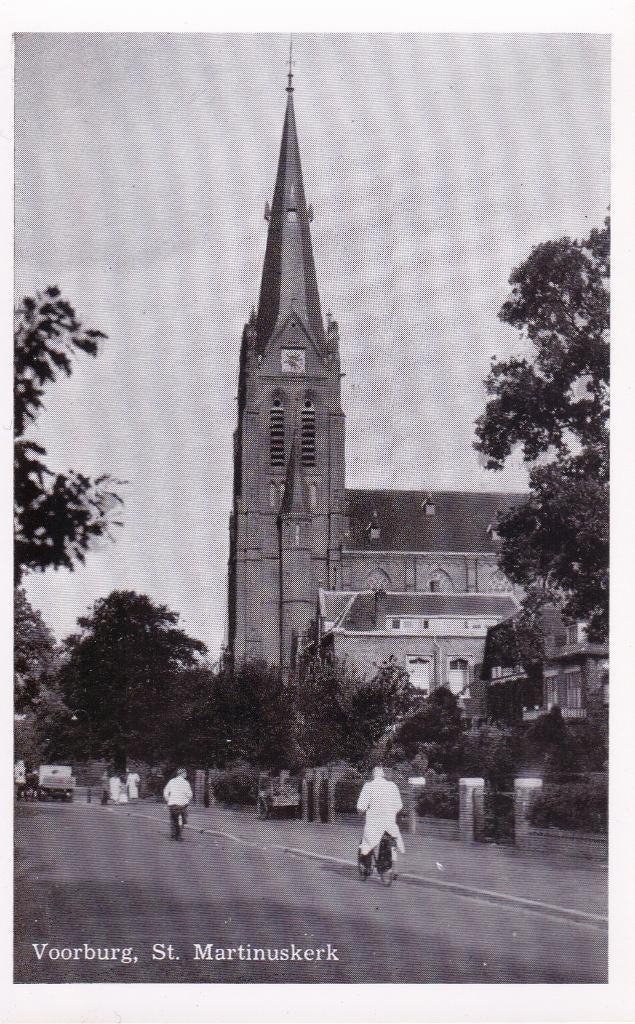 08123 Voorburg - St. Martinuskerk, Verzenden, 1940 tot 1960, Ongelopen, Zuid-Holland