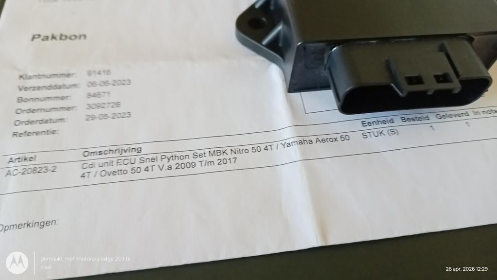 CDI ECU Snel Python Nitro 4 Takt - Nieuw en Ongebruikt, Ophalen of Verzenden