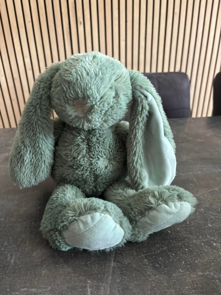 Jellycat Bashful Bunny Dupe, Groen, Konijn, Ophalen of Verzenden, Zo goed als nieuw