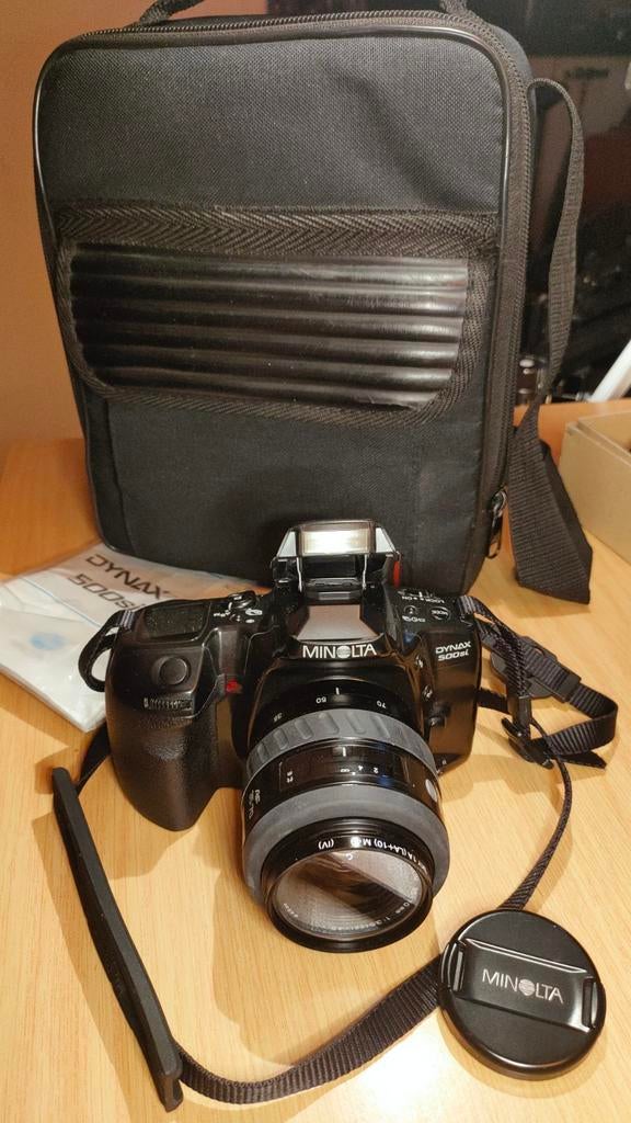 Minolta Dynax 500si Spiegelreflexcamera met AF 35-70mm lens, Verzenden, Zo goed als nieuw, Spiegelreflex, Minolta