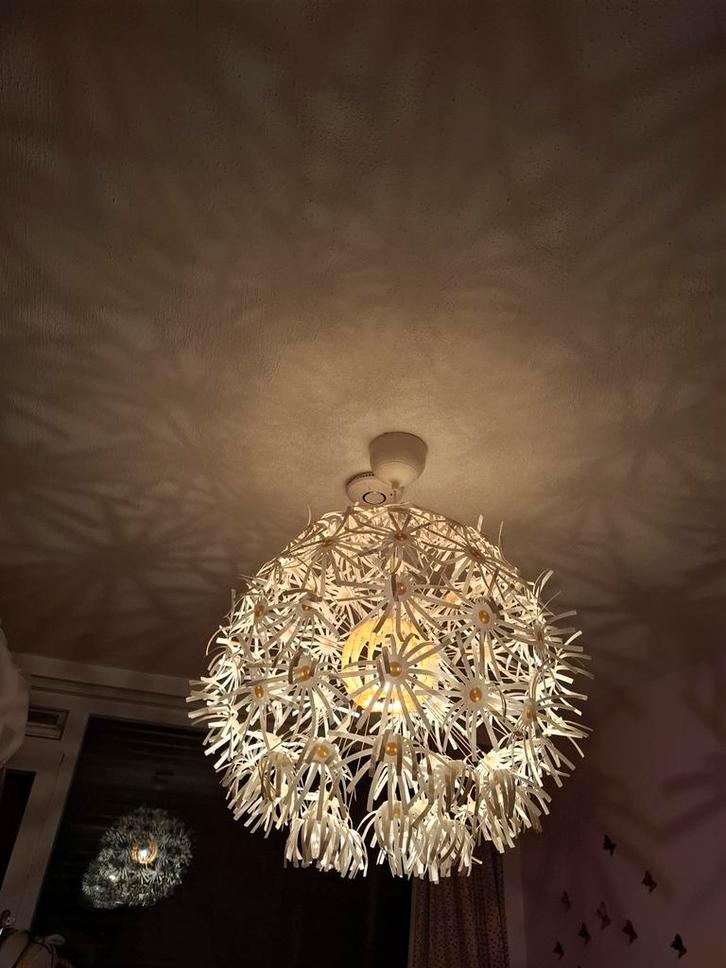 IKEA MASKROS Hanglamp - 2x, Huis en Inrichting, Lampen | Hanglampen, Gebruikt, Minder dan 50 cm, Kunststof, Ophalen of Verzenden