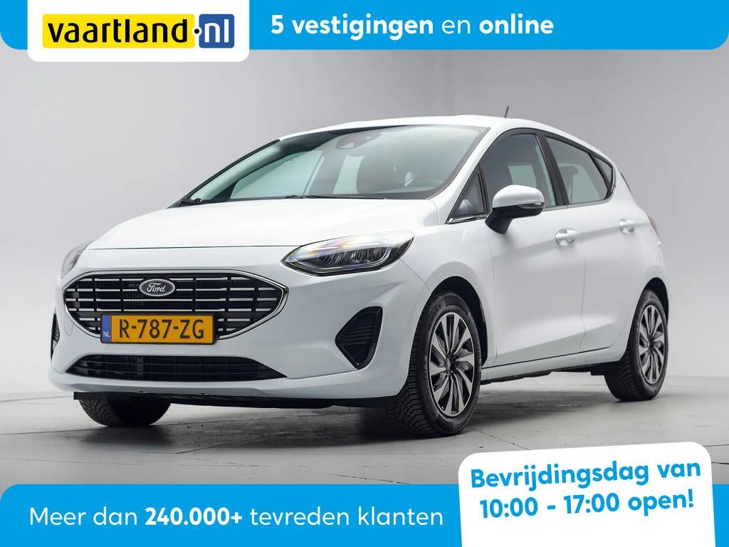 Ford Fiesta 1.0 EcoBoost 95pk Titanium 5-drs Aut. [ Navi Cli, Automaat, Gebruikt, Wit, Origineel Nederlands