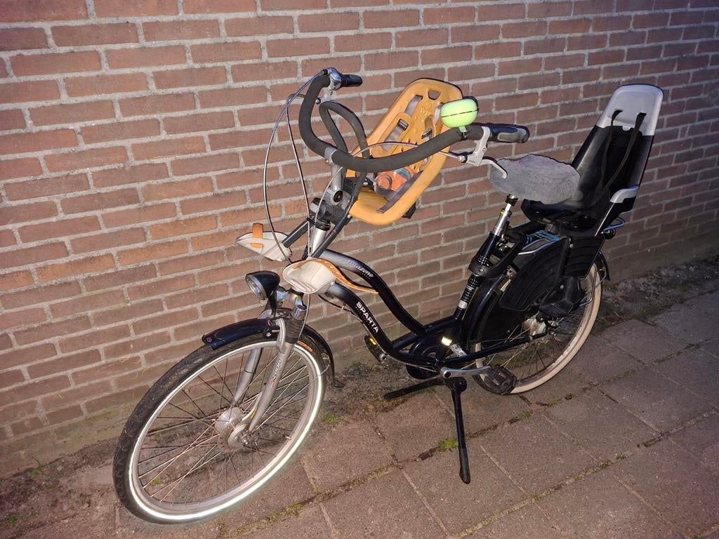 Sparta Amazone moederfiets met lage instap en 2 zitjes, Ophalen