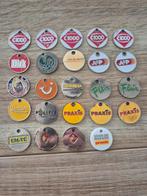 24 diverse winkelwagenmuntjes met gebruikssporen, Ophalen of Verzenden