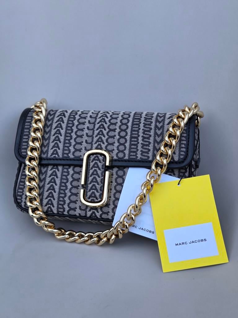 Marc Jacobs The J Marc Soft Shoulder Bag Beige Multi, Ophalen of Verzenden, Nieuw, Beige, Schoudertasje