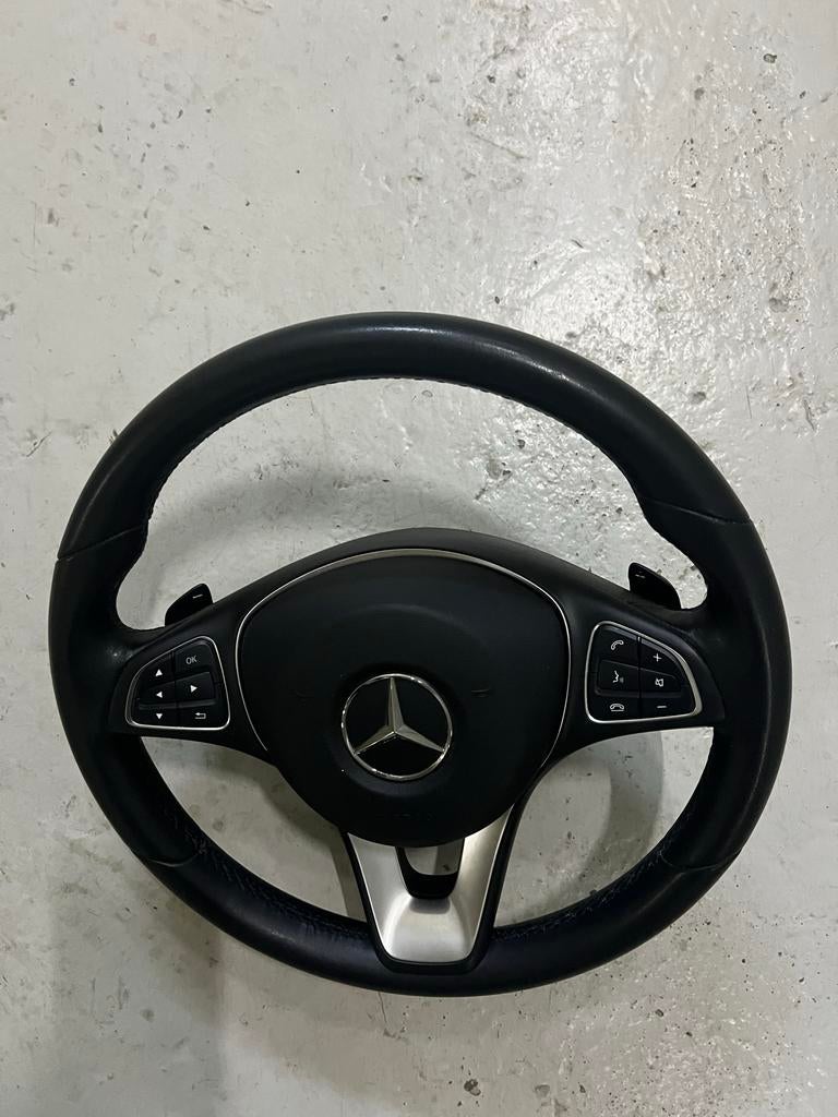Mercedes Stuur A/B/C/CLA Klasse met Airbag & Flippers, Ophalen of Verzenden, Gebruikt, Mercedes-Benz