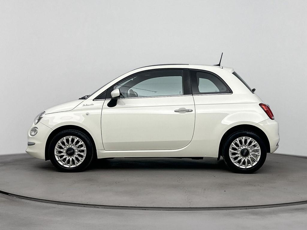 Fiat 500 1.0 Hybrid Dolcevita 70PK | Panoramadak | Climate C, Auto's, Fiat, Stof, Euro 6, 4 stoelen, Wit