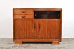 Art deco kast eiken vitrine ladekast 2 deuren buffet 1920s