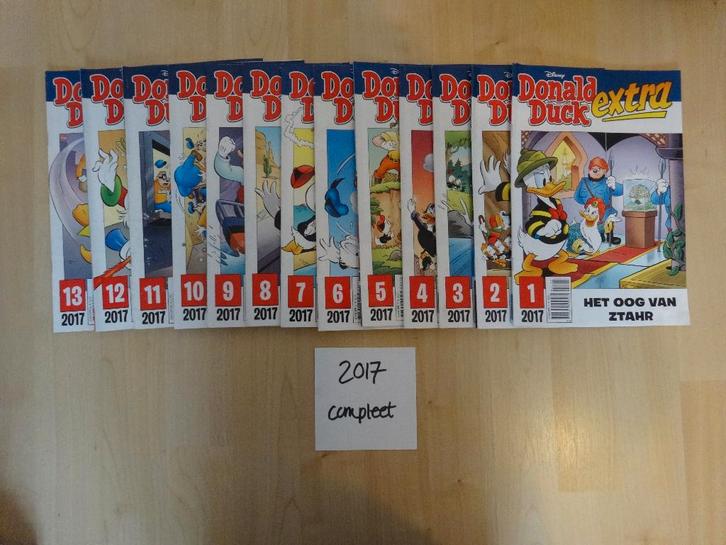 Donald Duck EXTRA jaargang 2017 – compleet, Boeken, Stripboeken, Zo goed als nieuw, Complete serie of reeks, Ophalen of Verzenden