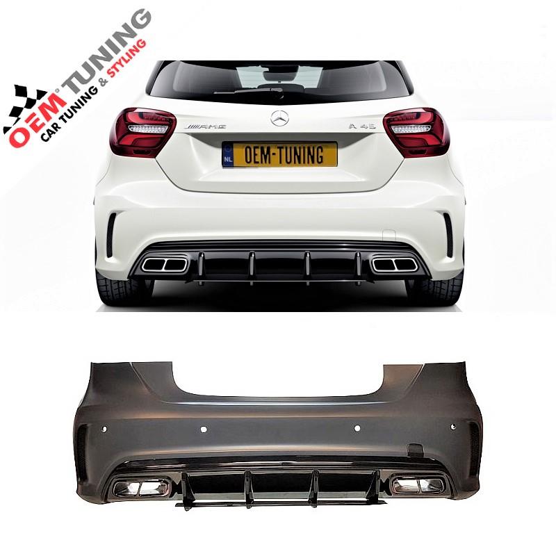 Achterbumper voor Mercedes A-Klasse W176 AMG A45  | 12-19 |