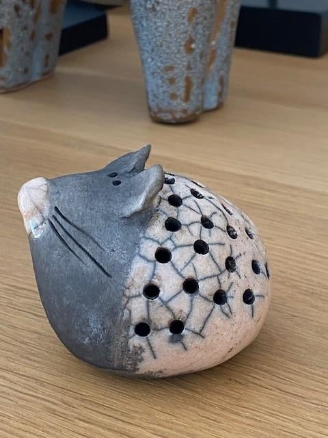 Raku muis, Hobby en Vrije tijd, Pottenbakken, Ophalen of Verzenden, Zo goed als nieuw