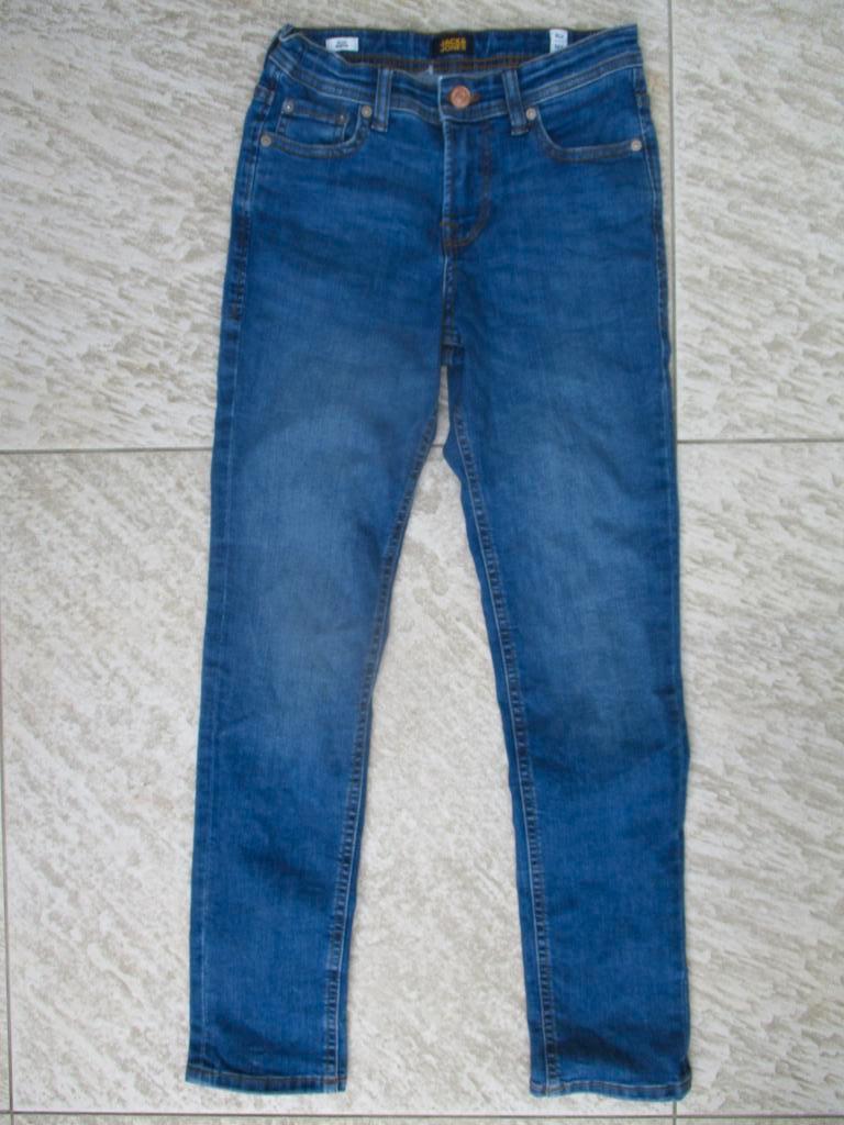 Jack & Jones lange broek blauw spijkerbroek maat 152 slim, Kinderen en Baby's, Kinderkleding | Maat 152, Broek, Ophalen of Verzenden