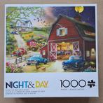 Buffalo ( USA) puzzel : Night and Day, Ophalen of Verzenden, 500 t/m 1500 stukjes, Zo goed als nieuw, Legpuzzel