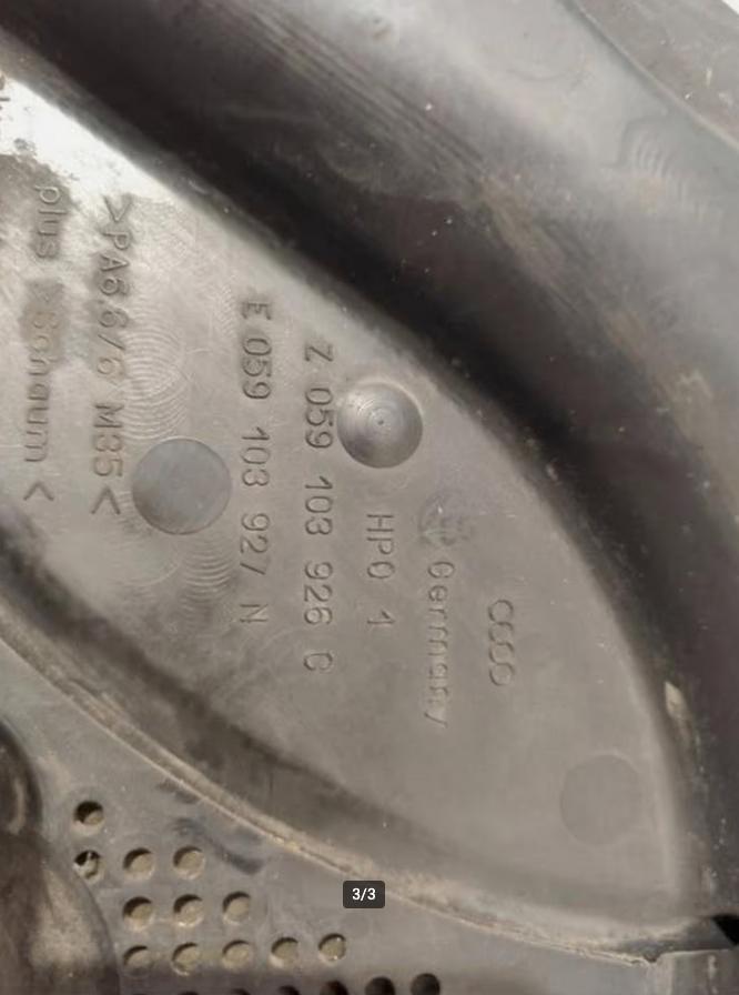 Distributie kap Audi A4 V6 2.5 TDI 2005/ part # 059103926C, Auto-onderdelen, Ophalen of Verzenden, Gebruikt, Audi