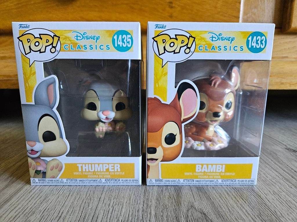Funko Pop - Disney Thumper en Bambi, Ophalen of Verzenden, Nieuw