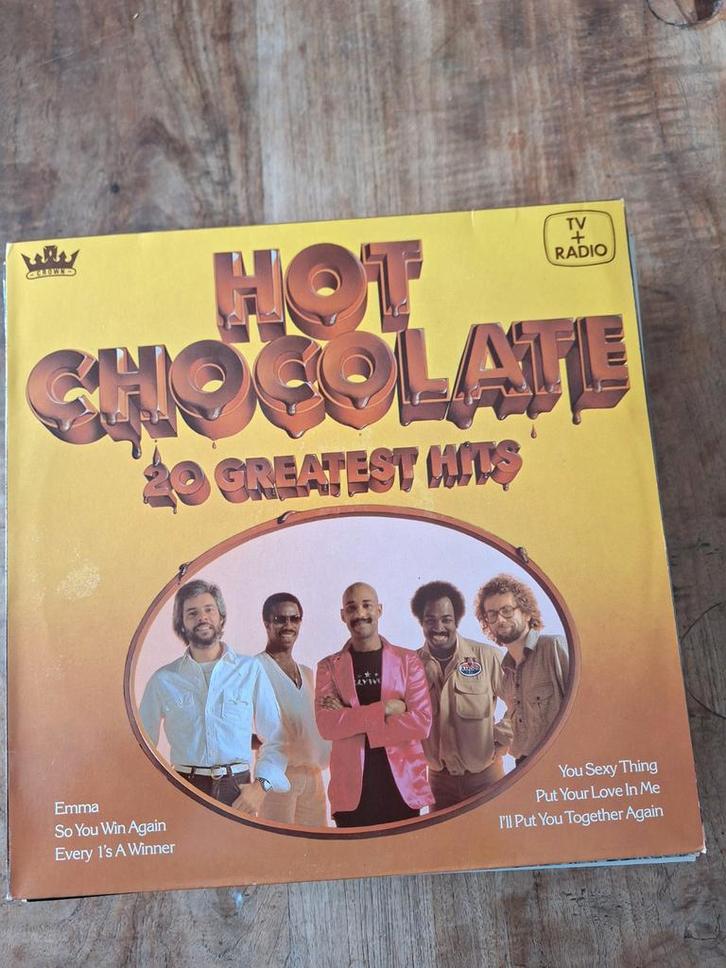 Hot Chocolate - 20 Greatest Hits LP Vinyl, Cd's en Dvd's, Vinyl | Pop, Gebruikt, 1960 tot 1980, 12 inch, Ophalen of Verzenden
