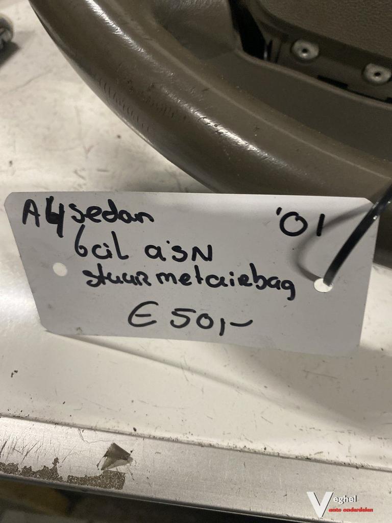 Audi A4 2001 lederen Stuur met bediening, Auto-onderdelen, Gebruikt, -, -, Ophalen of Verzenden