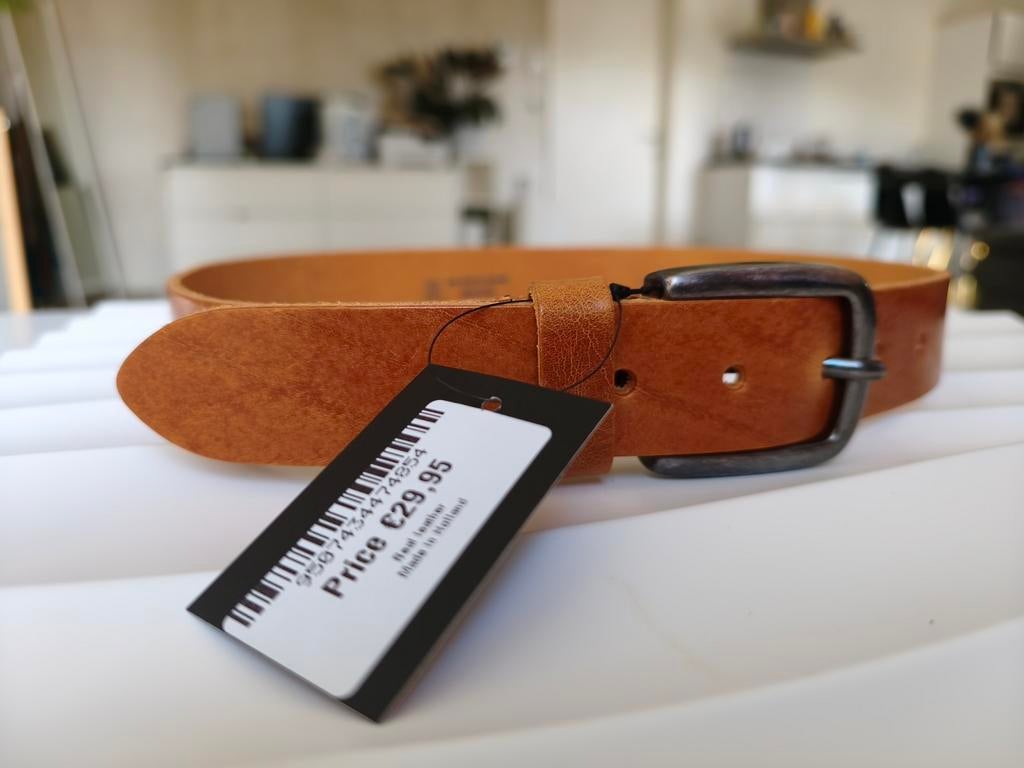 Nieuwe leren riem - bruin, 3-5 cm breed, Kleding | Dames, Riemen en Ceinturen, Verzenden, Echt leder, 3 tot 5 cm, Bruin