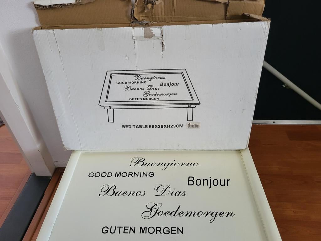 TE KOOP BEDTAFELTJE, Ophalen of Verzenden, Hout