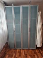 IKEA PAX Kledingkast met glazen deuren, Ophalen, Modern, functioneel, 200 cm of meer, 200 cm of meer