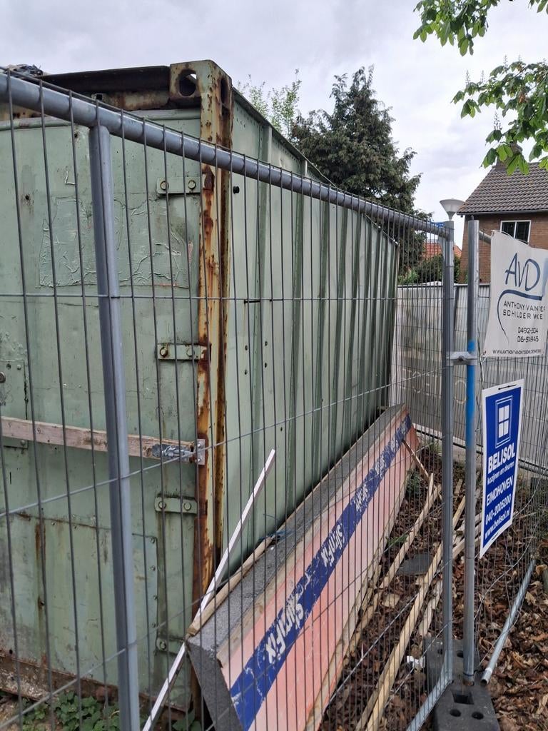 Aluminium zeecontainer 6 meter, Ophalen