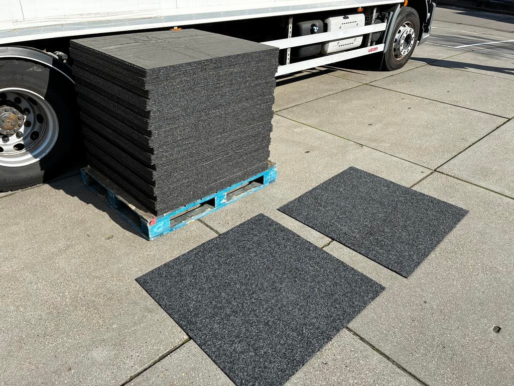 5000 m2 tapijttegels / vloertegel / heuga, Ophalen, Crème, 75 m² of meer, Zo goed als nieuw