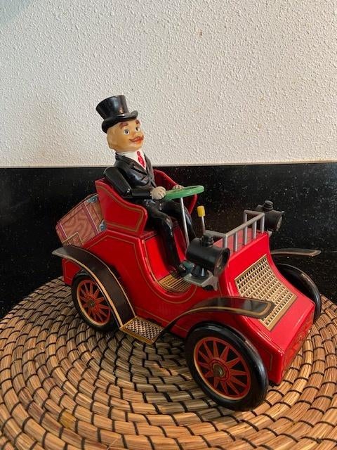 Oldtimer antique car made by MT japan '50, Antiek en Kunst, Antiek | Speelgoed, Ophalen of Verzenden