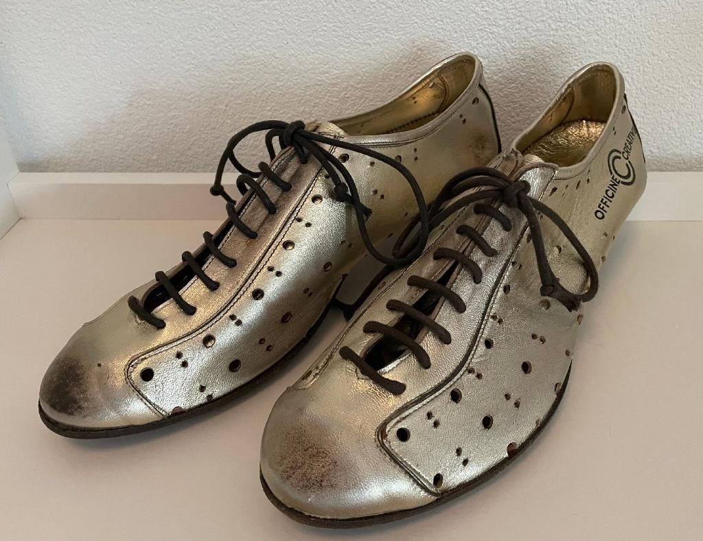 OFFICINE CREATIVE heren schoenen NIEUW maat 44 goud, Overige kleuren, Nieuw, Ophalen of Verzenden, OFFICINE CREATIVE