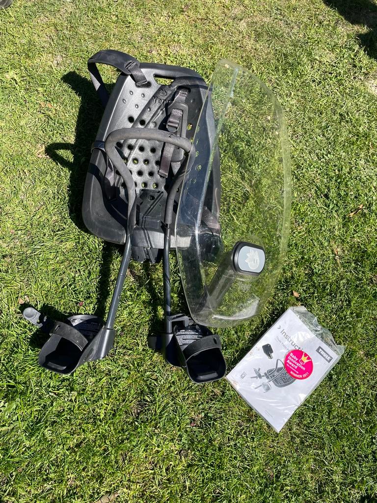 Thule Yepp 2 mini - fietsstoeltje - voorzitje, Ophalen, Gebruikt, Voetsteuntjes, Voorzitje