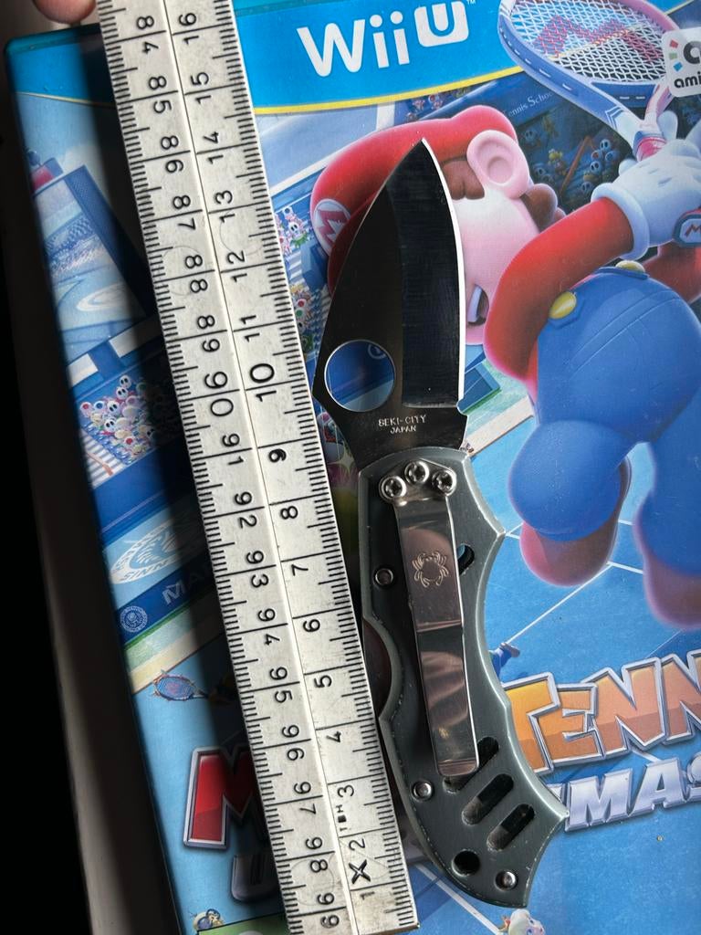 Spyderco vroege generatie zakmes, Caravans en Kamperen, Kampeergereedschap, Zo goed als nieuw, Ophalen of Verzenden