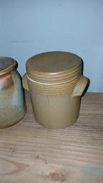 Gres pot en een olijf pot, Ophalen of Verzenden