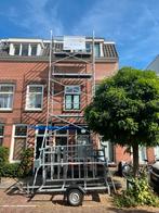 Steiger op aanhanger - euroscaffold, Doe-het-zelf en Verbouw, Steigers, Ophalen, Gebruikt, Rolsteiger of Kamersteiger, 5 meter of hoger