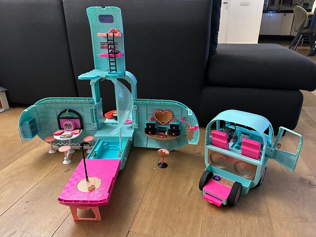 4-in-1 LOL Surprise Glam 'n Go camper, Kinderen en Baby's, Speelgoed | Poppenhuizen, Ophalen, Nieuw, Poppenhuis
