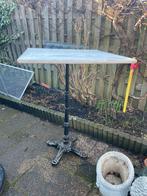 bistro tafel, Ophalen of Verzenden, Zo goed als nieuw, Rond, Metaal