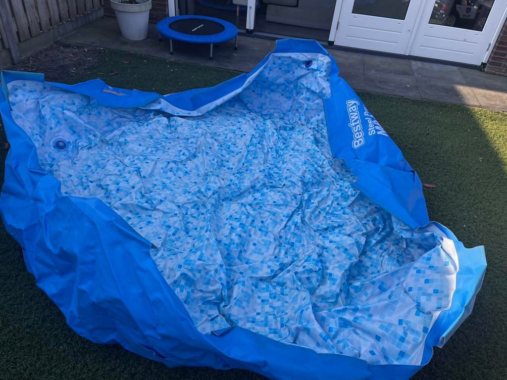 Bestway zwembad, Tuin en Terras, Ophalen, Gebruikt, Minder dan 80 cm, Rond