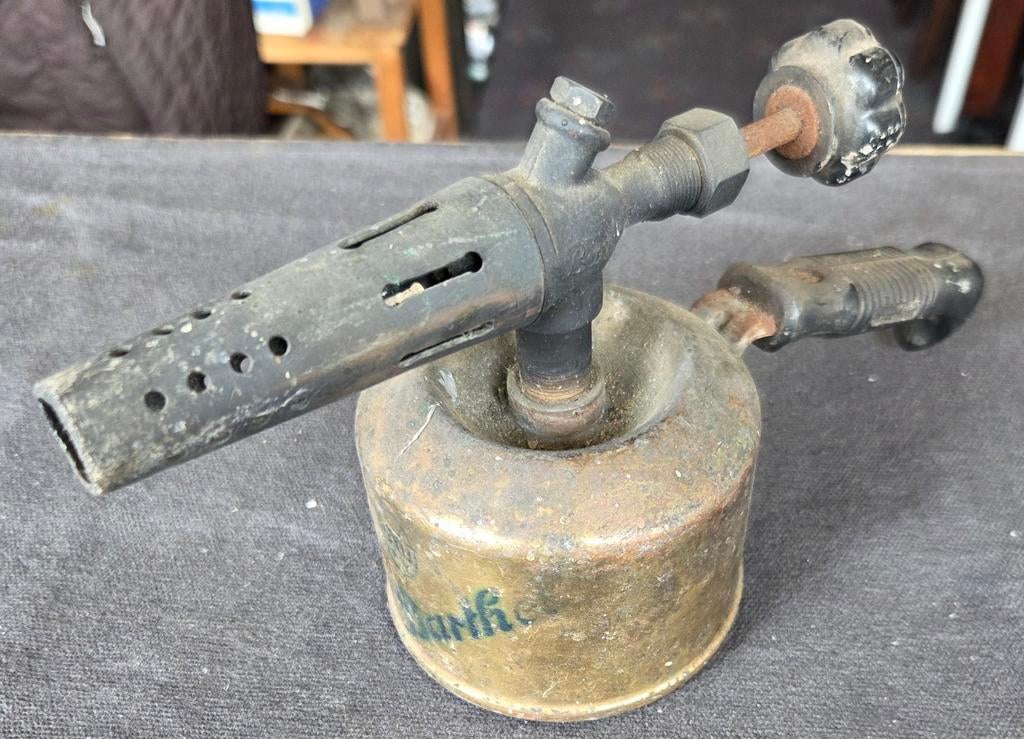 Oude Barthel benzine brander, Antiek en Kunst, Ophalen of Verzenden
