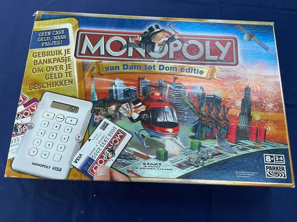 Monopoly spel, Hobby en Vrije tijd, Gezelschapsspellen | Bordspellen, Ophalen, Zo goed als nieuw