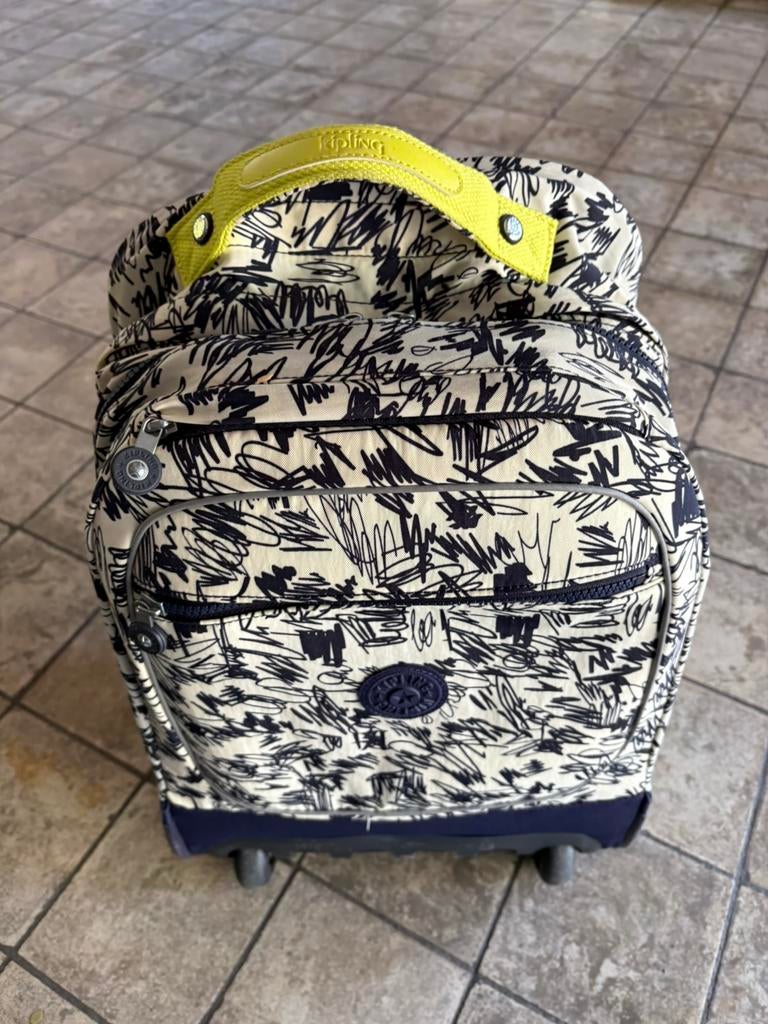 Kipling rugzak / trolley, 30 cm of meer, Blauw, Minder dan 35 cm, Zo goed als nieuw