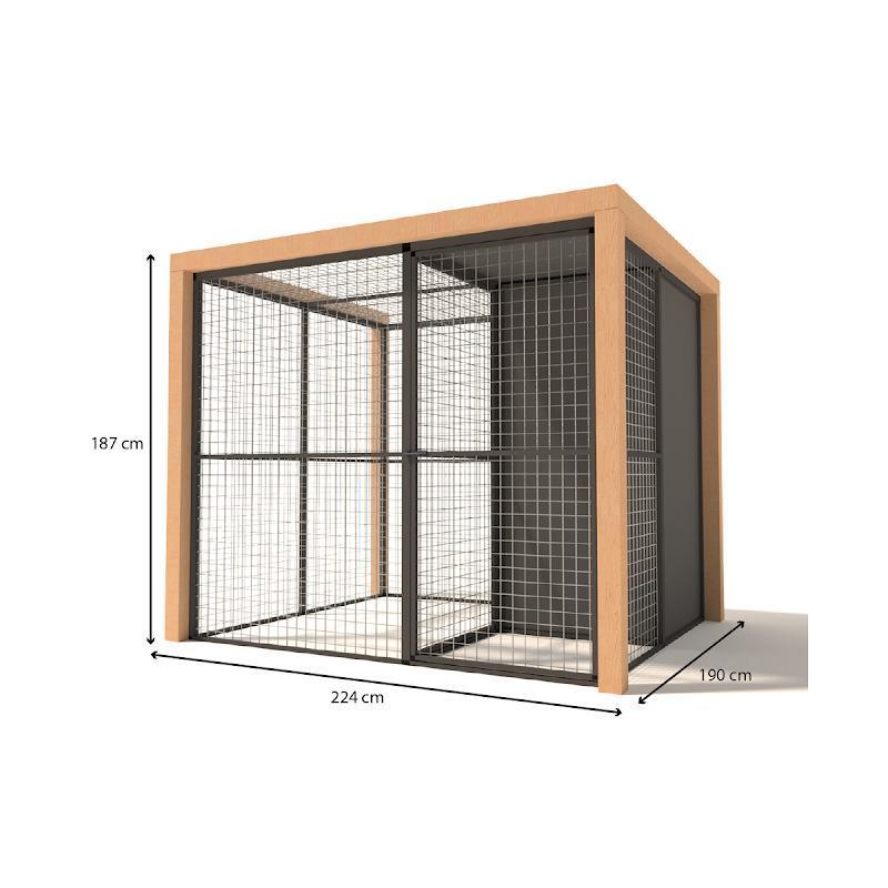Voliere aluminium Noor | model 2