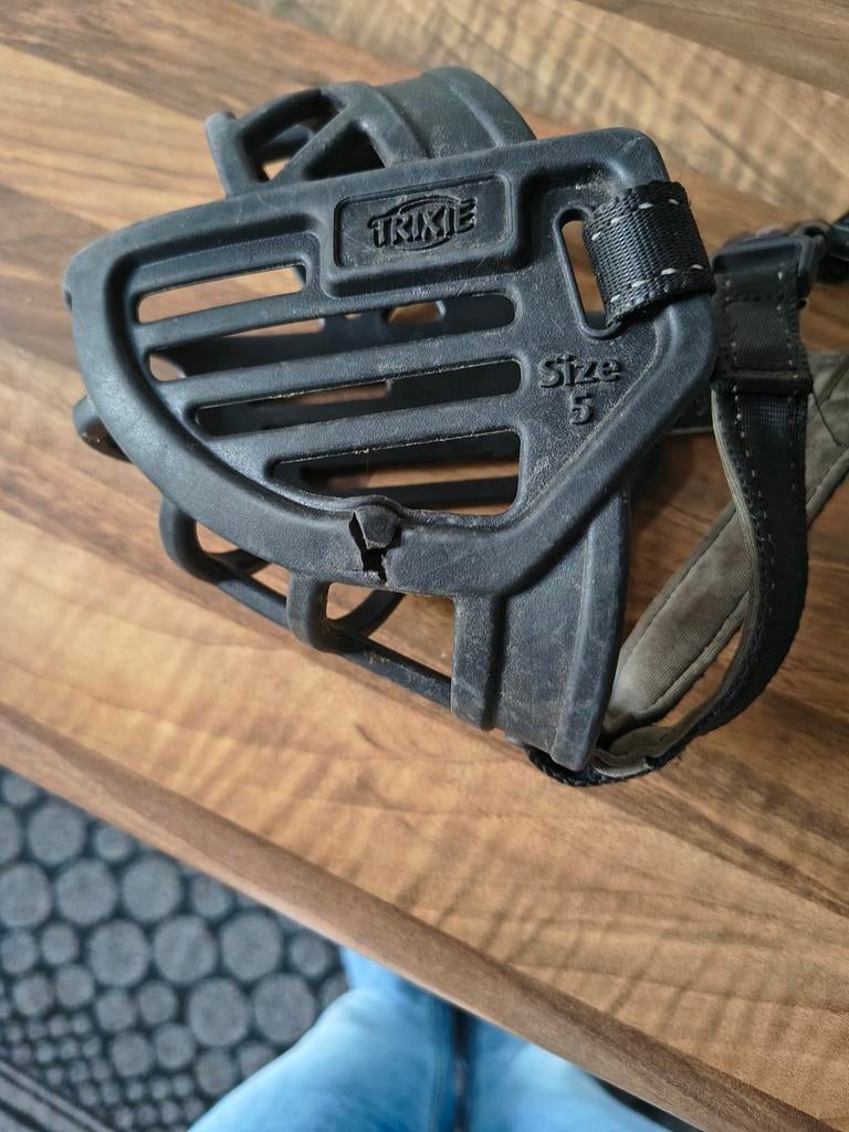 Muilkorf van Trixie maat 5  L, Dieren en Toebehoren, Ophalen, Gebruikt