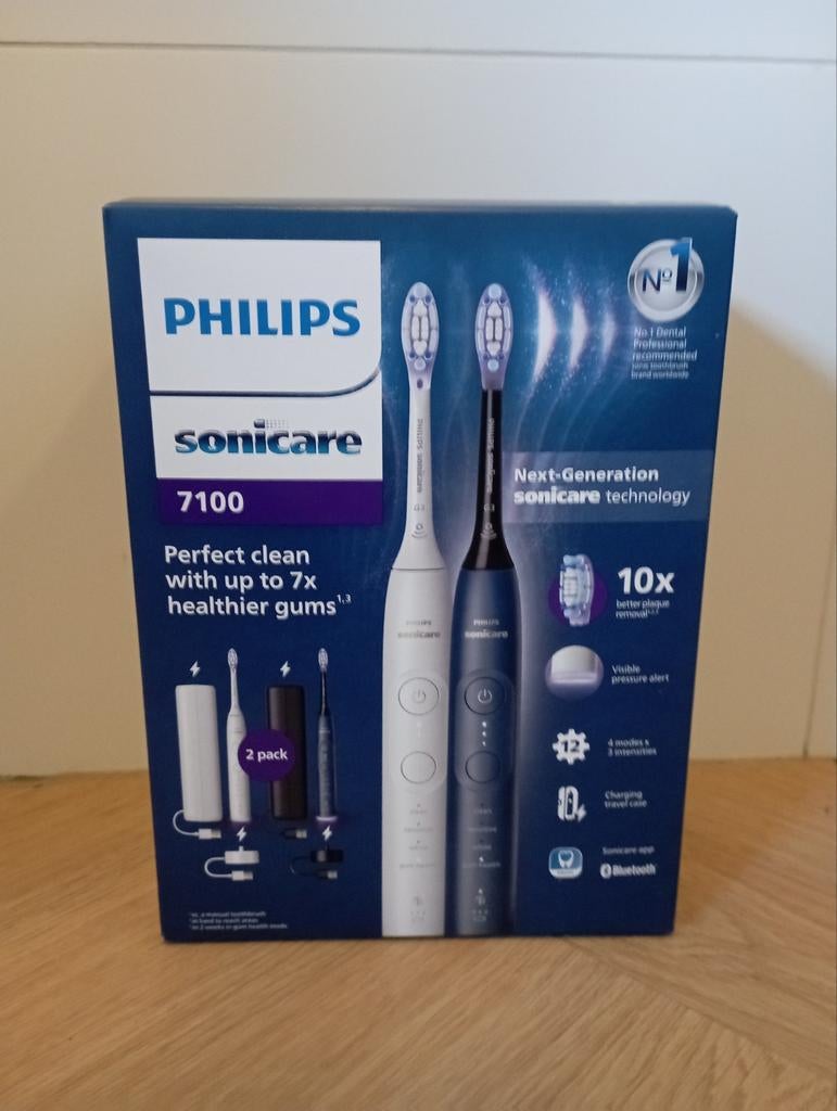 Philips Sonicare 7100 series DUO NIEUW, Sieraden, Tassen en Uiterlijk, Uiterlijk | Mondverzorging, Ophalen of Verzenden, Nieuw
