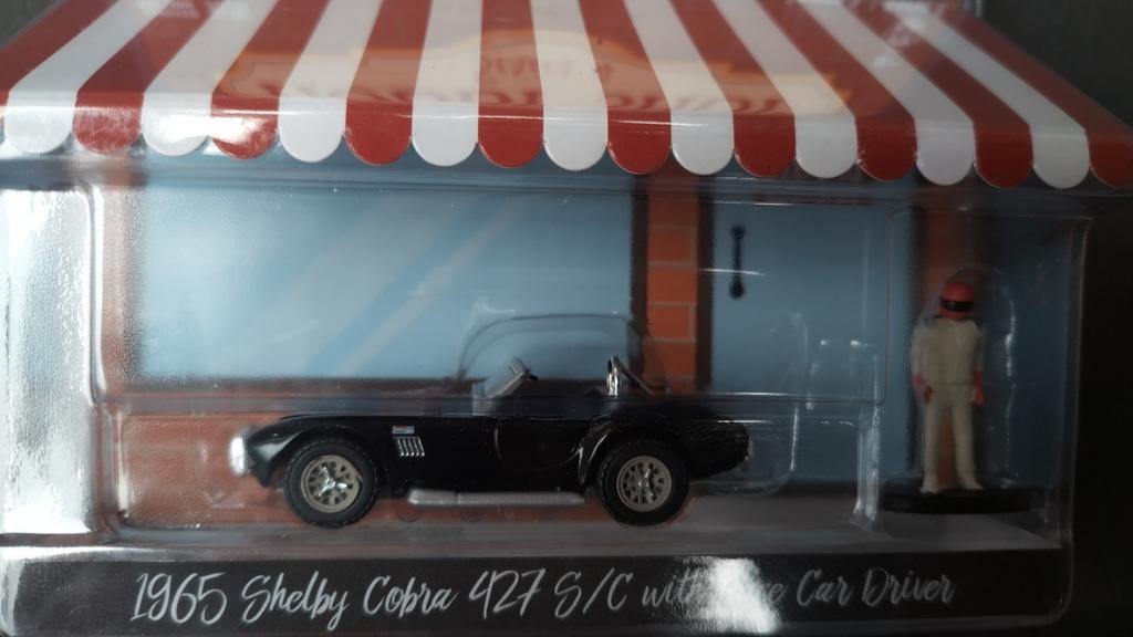 Ac Cobra 427 SC Driver 1:64 Greenlight Hobby Shop Pol, Auto, Verzenden, ., Nieuw
